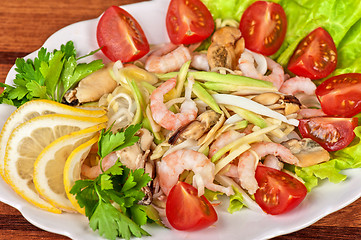 Image showing Seafood salad