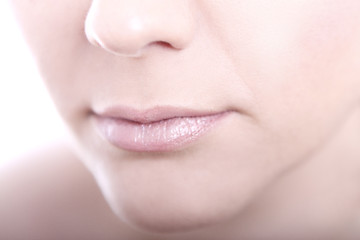 Image showing Close-up lips