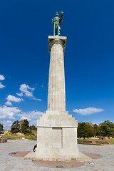 Image showing Statue of the Victor, Belgrade, Serbia.