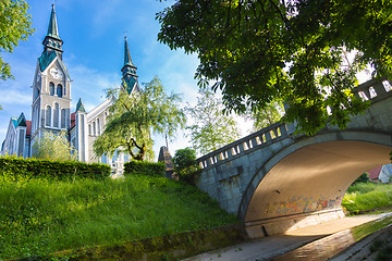 Image showing Trnovo Church in Ljubljana, Slovenia