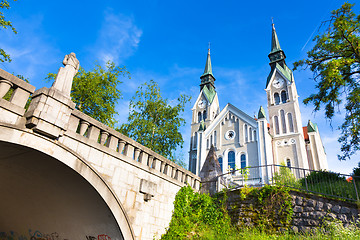 Image showing Trnovo Church in Ljubljana, Slovenia