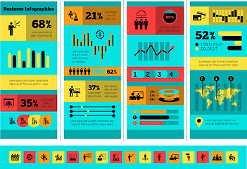 Image showing Business Infographic Template.