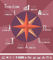 Image showing Travel Infographic Template.