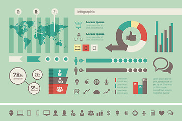 Image showing Technology Infographic Elements