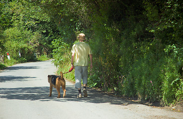 Image showing One Man and his Dog