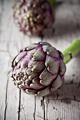 Image showing fresh artichokes