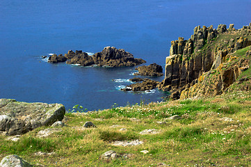 Image showing Cliffs and Rocks at Landsend