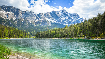 Image showing Eibsee Zugspitze