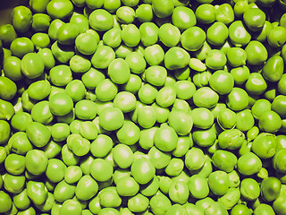 Image showing Retro look Peas picture