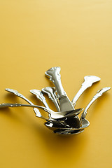 Image showing Kitchen silverware