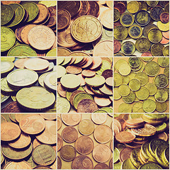 Image showing Retro look Money collage