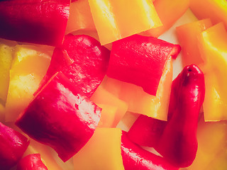 Image showing Retro look Peppers