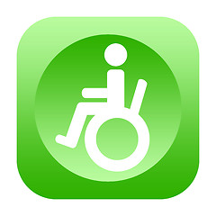 Image showing Disabled person icon