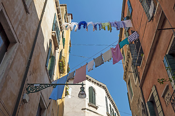 Image showing Cloth drying rope.