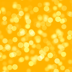 Image showing Golden Bokeh Circles