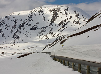 Image showing Snowy road