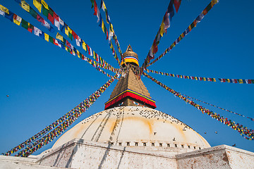 Image showing Boudhanath stupa in Kathmandu