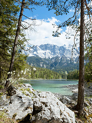 Image showing Eibsee Zugspitze