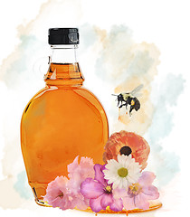 Image showing Honey Bottle