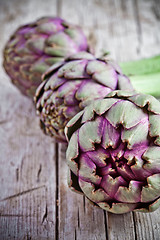 Image showing fresh artichokes