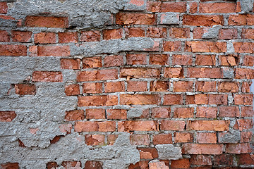 Image showing red brick wall