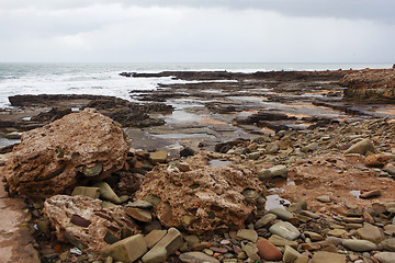 Image showing Moroccan coast in Dar Bouazza