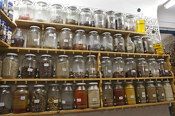 Image showing Spice shop in Morocco