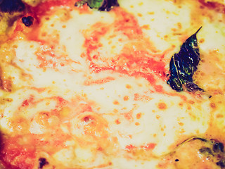 Image showing Retro look Pizza