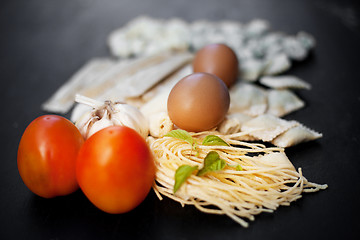 Image showing Handmade fresh pasta