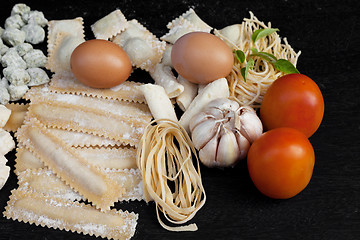 Image showing Handmade fresh pasta