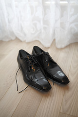 Image showing Wedding shoes of the groom