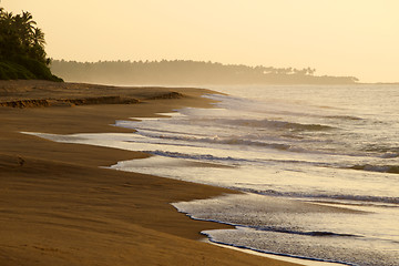 Image showing Sunrise at the beach