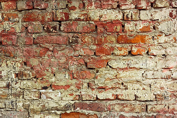 Image showing Old brick wall