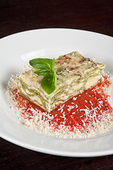 Image showing lasagna