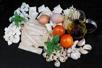 Image showing Handmade fresh pasta