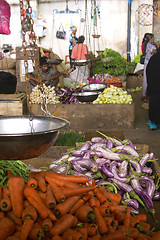 Image showing Fruits and vegetables on the market