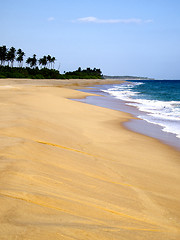 Image showing Sunrise at the beach