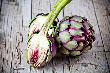 Image showing fresh artichokes 