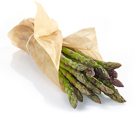 Image showing fresh raw asparagus