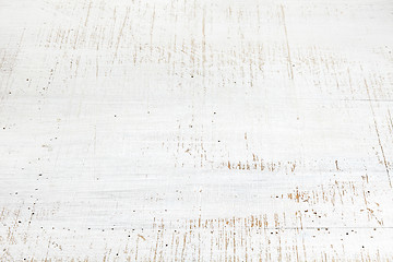 Image showing old white wooden background