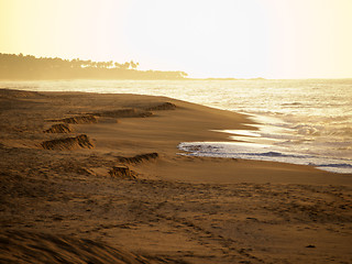 Image showing Sunrise at the beach