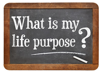 Image showing What is your life purpose question