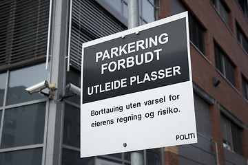 Image showing Parking Forbidden