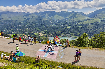 Image showing Road to Col de Val Louron Azet