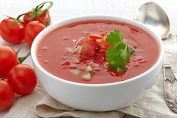 Image showing Tomato soup Gazpacho