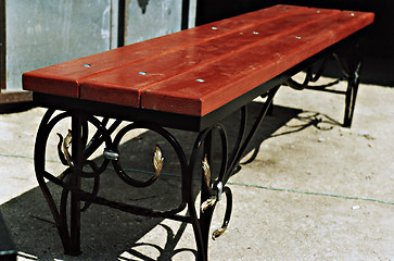 Image showing forged bench in stiletto 