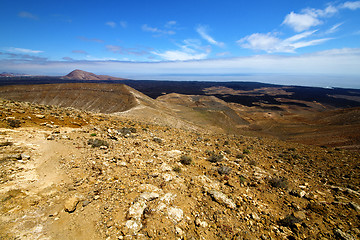 Image showing in los volcanes volcanic timanfaya  rock