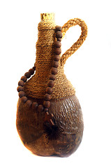 Image showing A bottle of coconut
