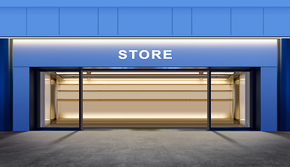 Image showing empty store