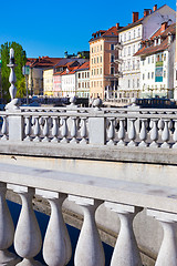 Image showing Medieval Ljubljana, capital of Slovenia, Europe.